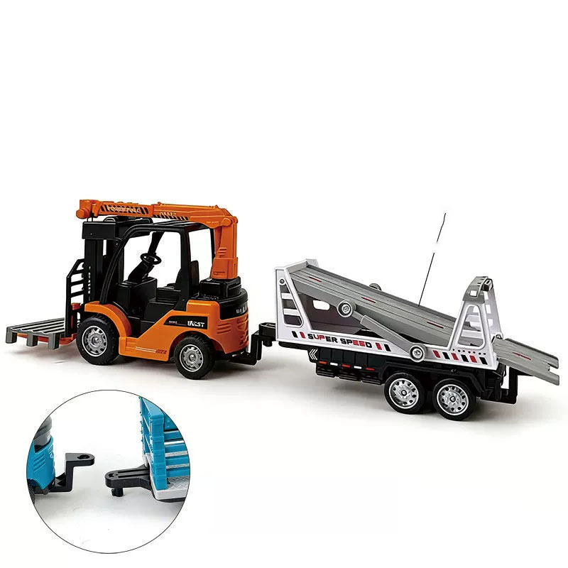 Dump Truck Toy - Zabawna symulacja DIY, metalowy wózek widłowy,
