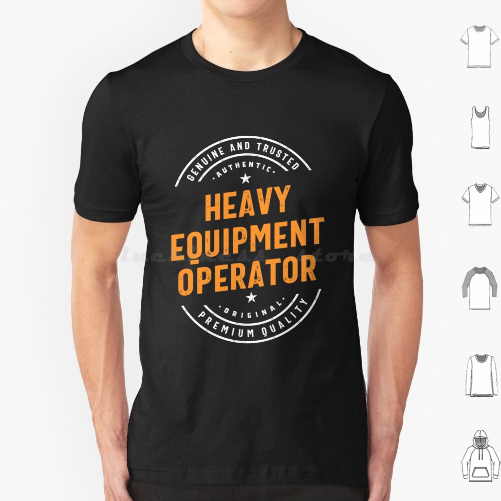 Heavy Equipment Jobs - Koszulka dla operatora maszyn budowlanych 6XL