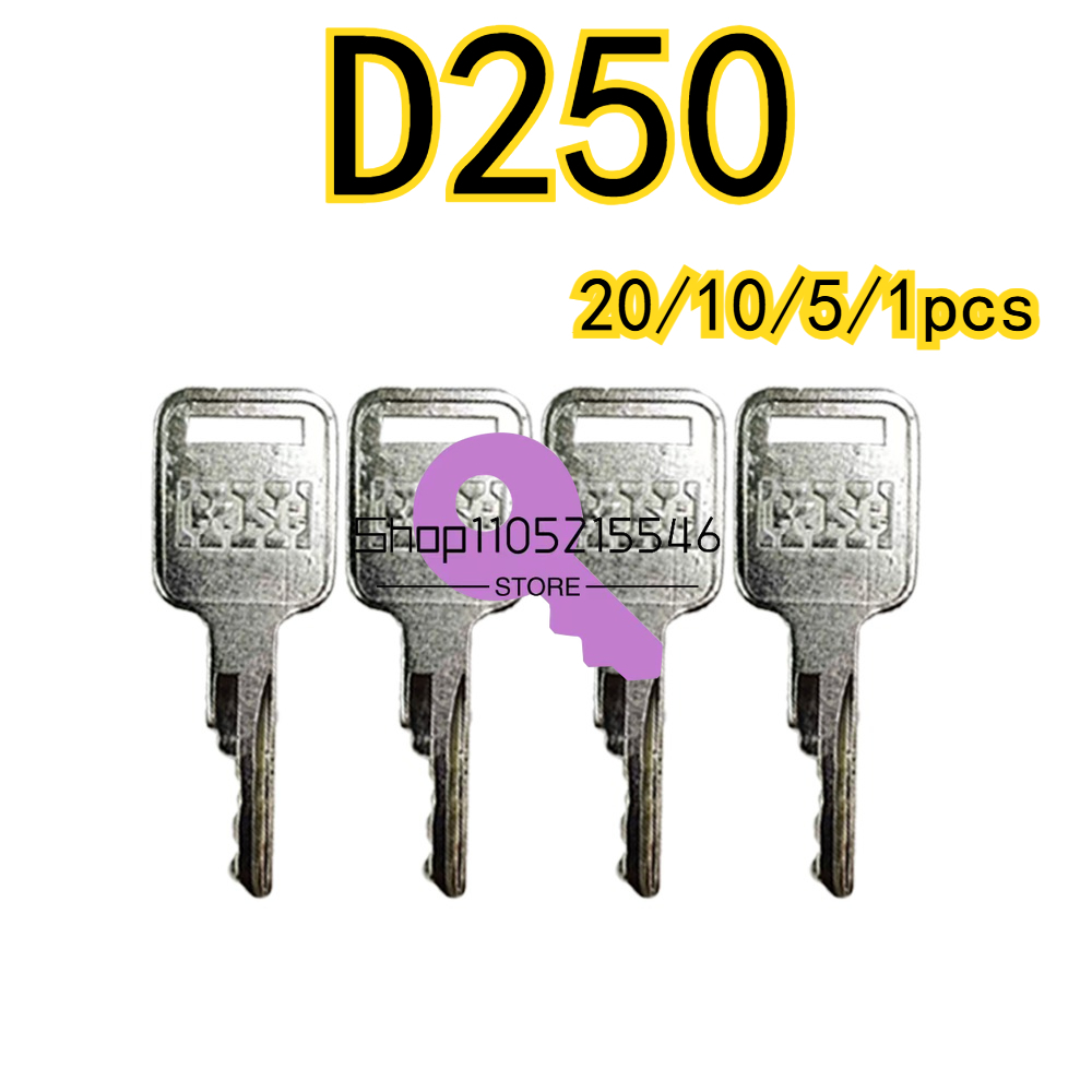 Heavy Equipment Brands - 20/10/5/1 szt. Nowe klucze D250 pasujące