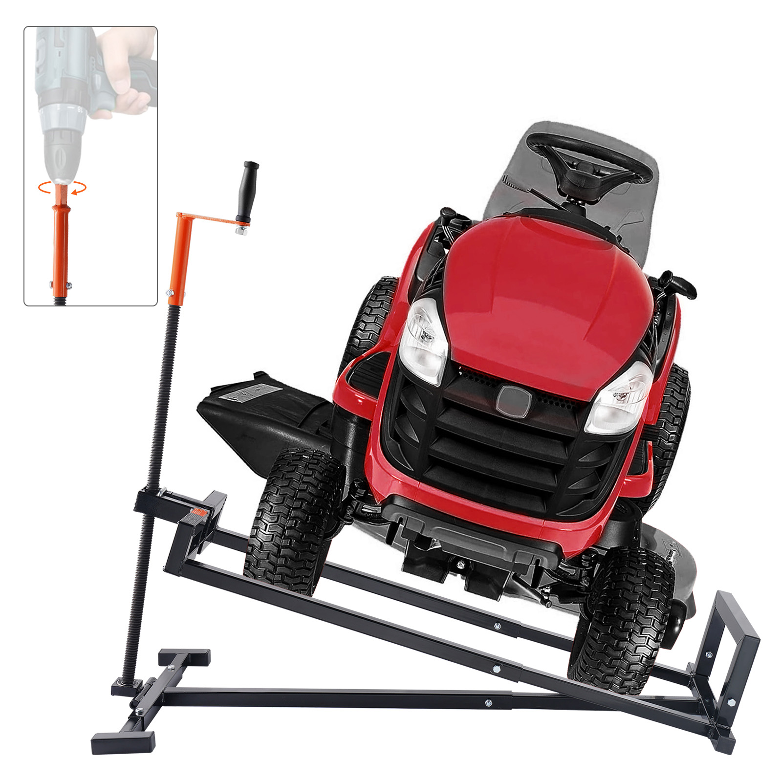 Hydraulic Floor Jack - Podnośnik do kosiarki SucceBuy z podnośnikiem
