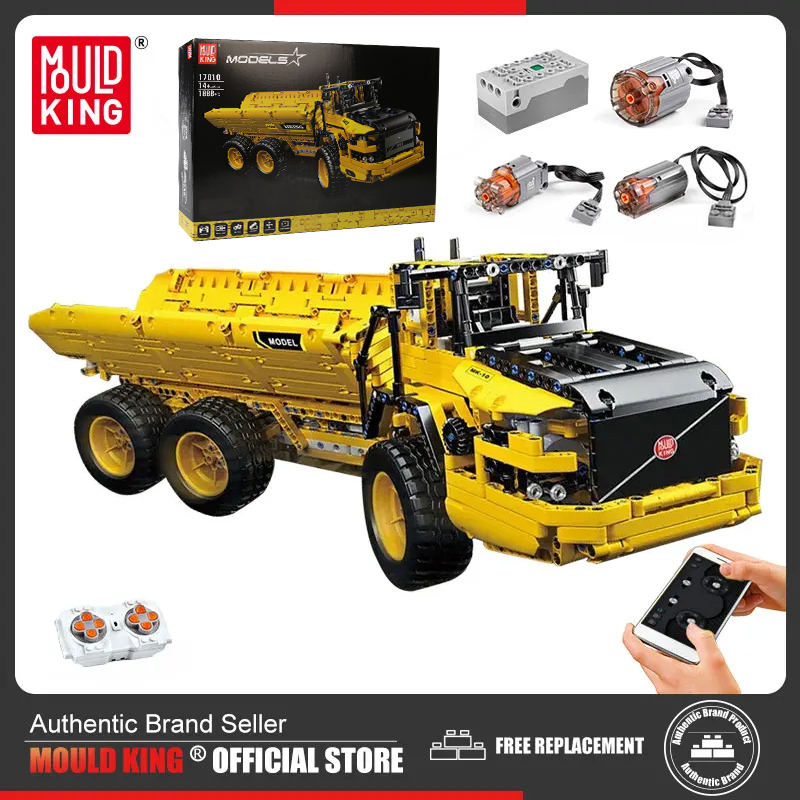 Dump Truck Toy - Mold KING 17010 samochód techniczny urządzenie