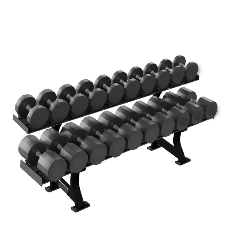 Heavy Equipment Gym - 2-poziomowy regał na hantle na 10