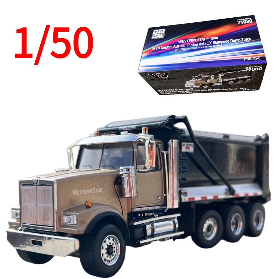 Dump Truck Toy - DM Diecast 1:50 Western Star 49X