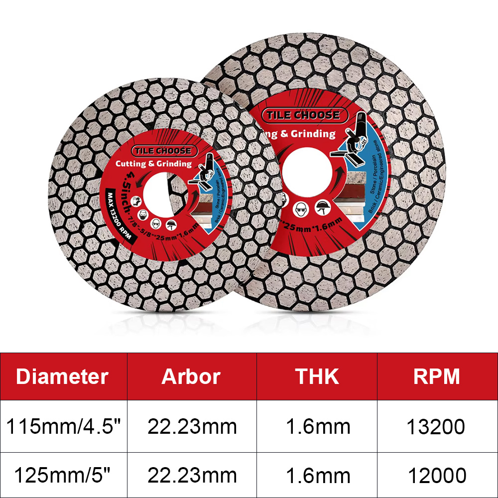 D115mm/125mm diamentowe ostrze – Brick Cutting Saw recenzja i cena