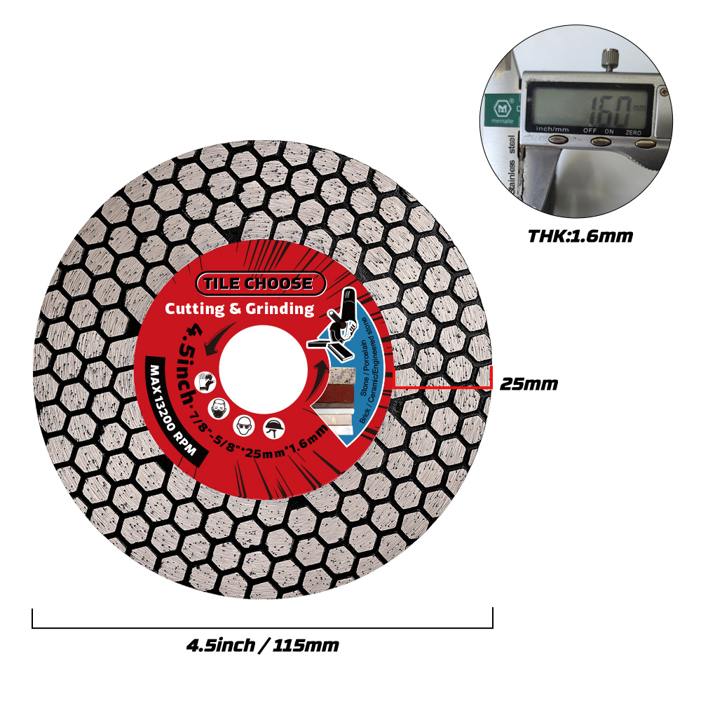 D115mm/125mm diamentowe ostrze – Brick Cutting Saw recenzja i cena