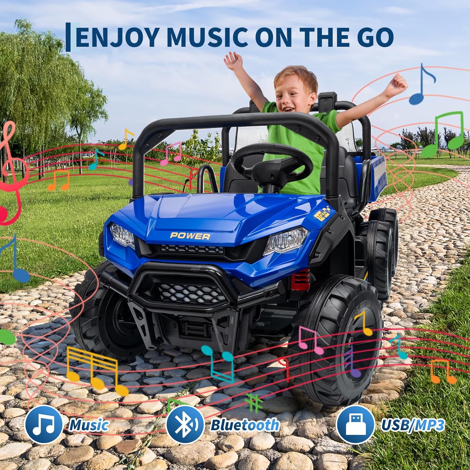 24V 4WD 2-miejscowy Dziecięcy  – Dump Truck Toy recenzja i cena