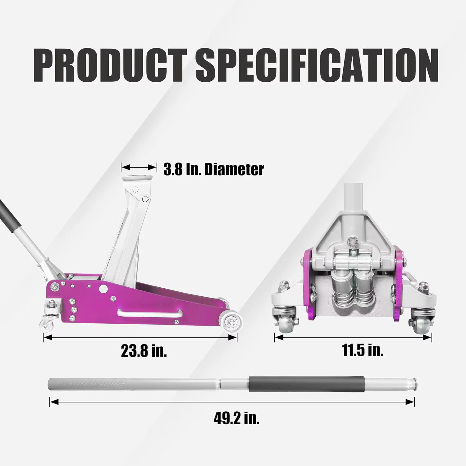 Podnośnik hydrauliczny samocho – Hydraulic Floor Jack recenzja i cena