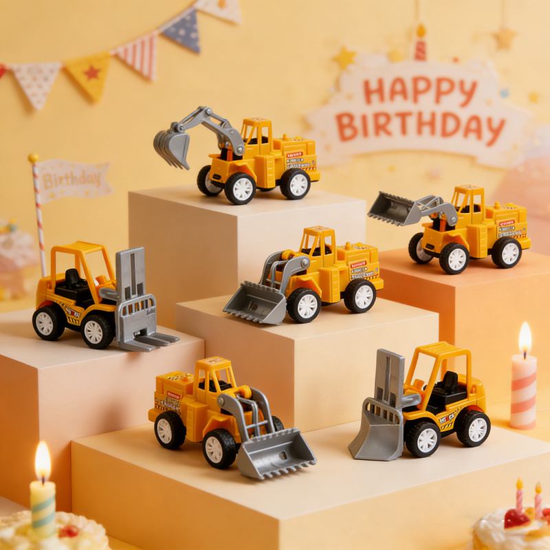 6 szt. Mini Auta Budowlane Zab – Dump Truck Toy recenzja i cena
