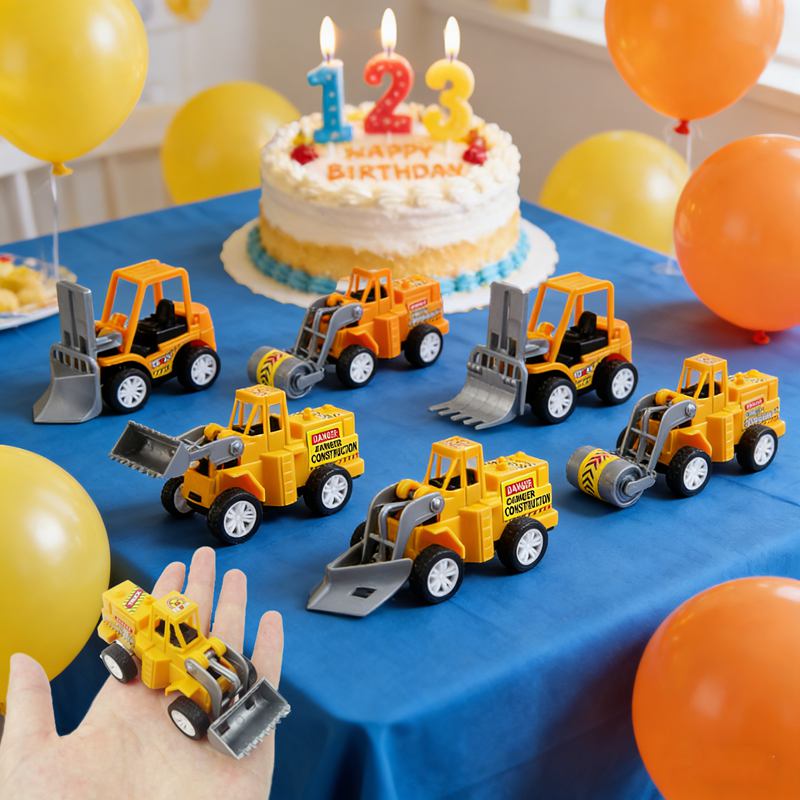 6 szt. Mini Auta Budowlane Zab – Dump Truck Toy recenzja i cena