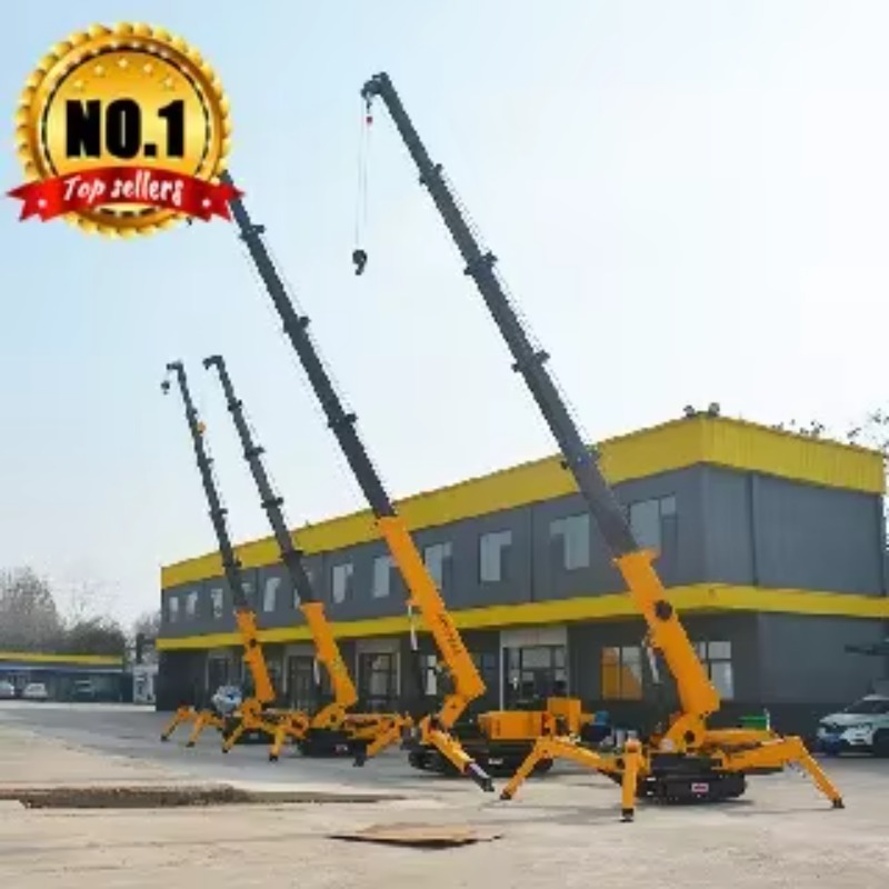 Dźwig pająk hydrauliczny 8T, w – Heavy Equipment For Construction recenzja i cena